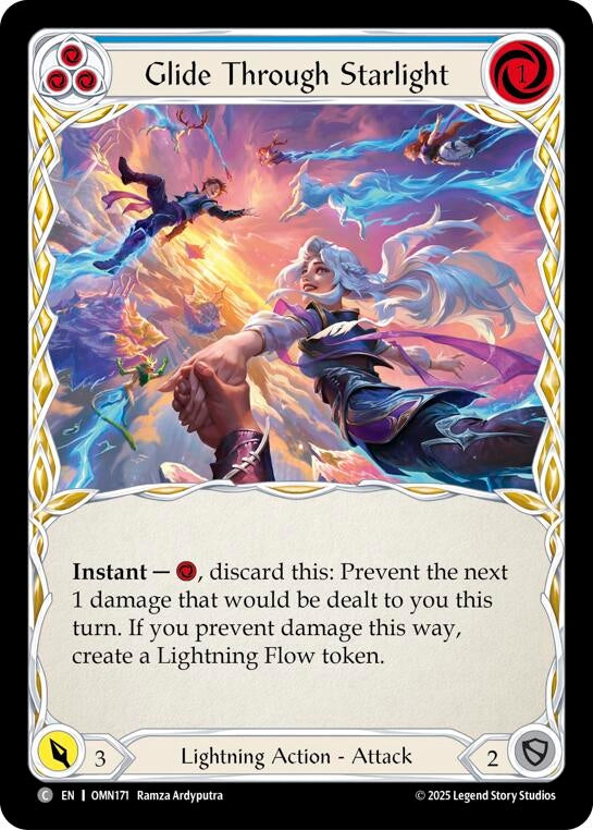 Image for Glide Through Starlight (Blue) (OMN171) - Flesh and Blood TCG