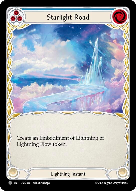 Image for Starlight Road (Blue) (OMN189) - Flesh and Blood TCG