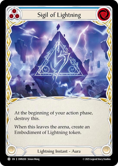 Sigil Of Lightning (Blue) (OMN200)