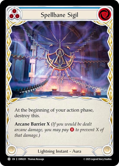 Spellbane Sigil (Blue) (OMN201)