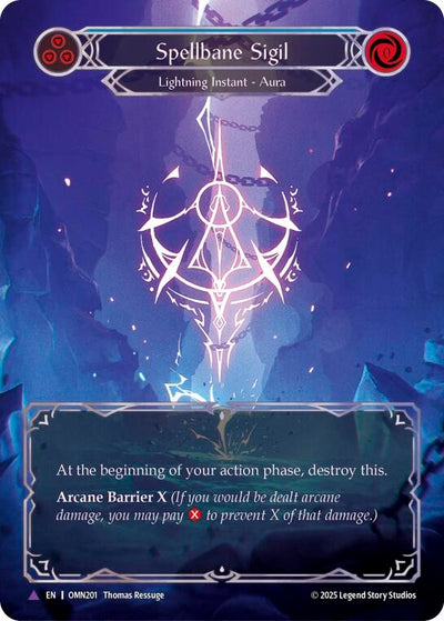 Spellbane Sigil (Blue) (Marvel) (OMN201) (Cold Foil)