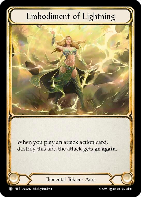 Image for Embodiment Of Lightning (OMN202) - Flesh and Blood TCG