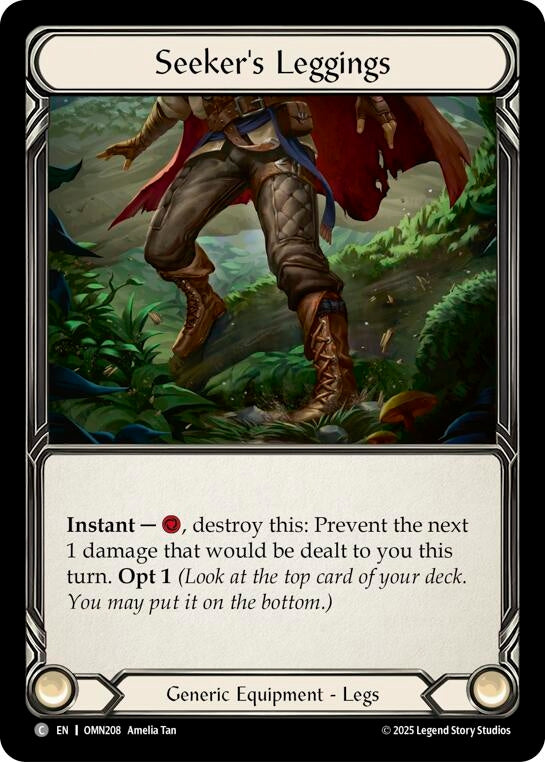 Image for Seekers Leggings (OMN208) - Flesh and Blood TCG