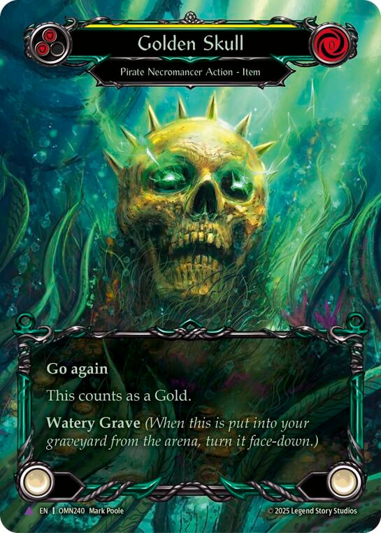 Image for Golden Skull (Yellow) (Marvel) (OMN240) (Cold Foil) - Flesh and Blood TCG