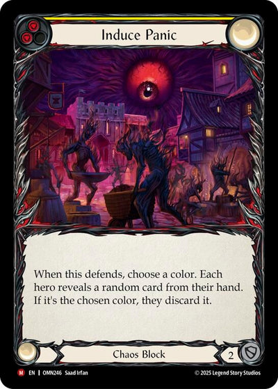 Induce Panic (Yellow) (OMN246) (Rainbow Foil)
