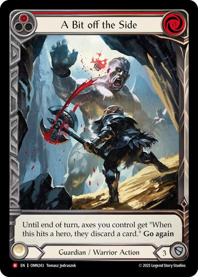 A Bit Off The Side (Red) (Extended Art) (OMN243) (Cold Foil)