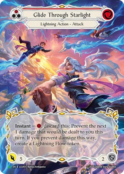 Glide Through Starlight (Red) (LGS451) (Cold Foil) (PR)