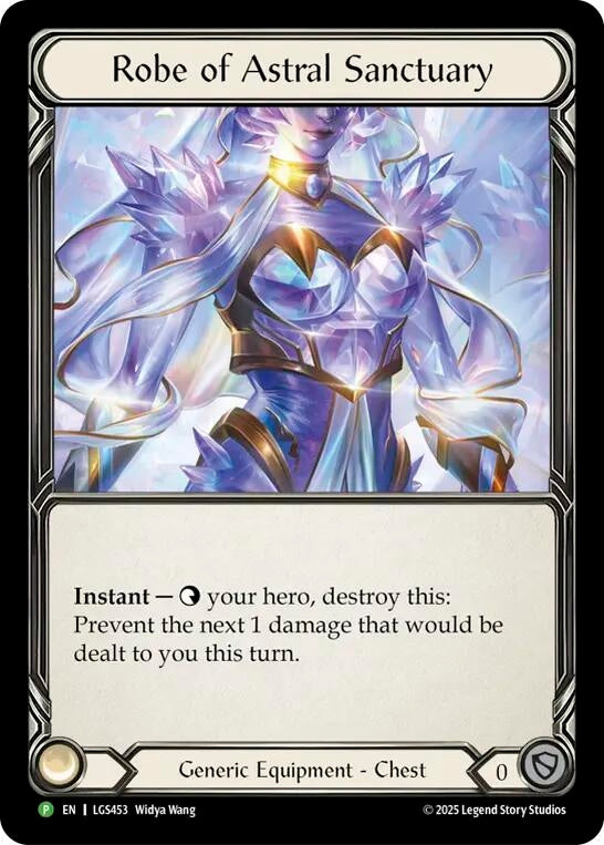 Image for Robe Of Astral Sanctuary (LGS453) (Cold Foil) (PR) - Flesh and Blood TCG