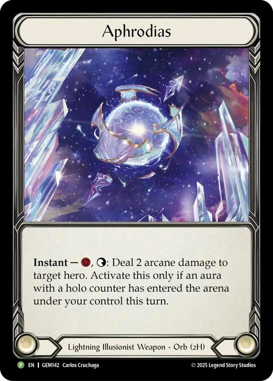 Image for Aphrodias (GEM142) (Cold Foil) (GEM) - Flesh and Blood TCG
