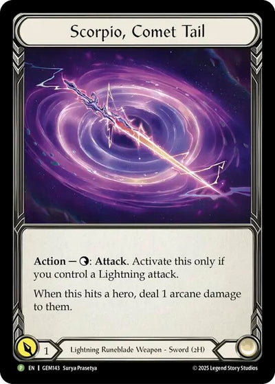 Scorpio, Comet Tail (GEM143) (Cold Foil) (GEM)