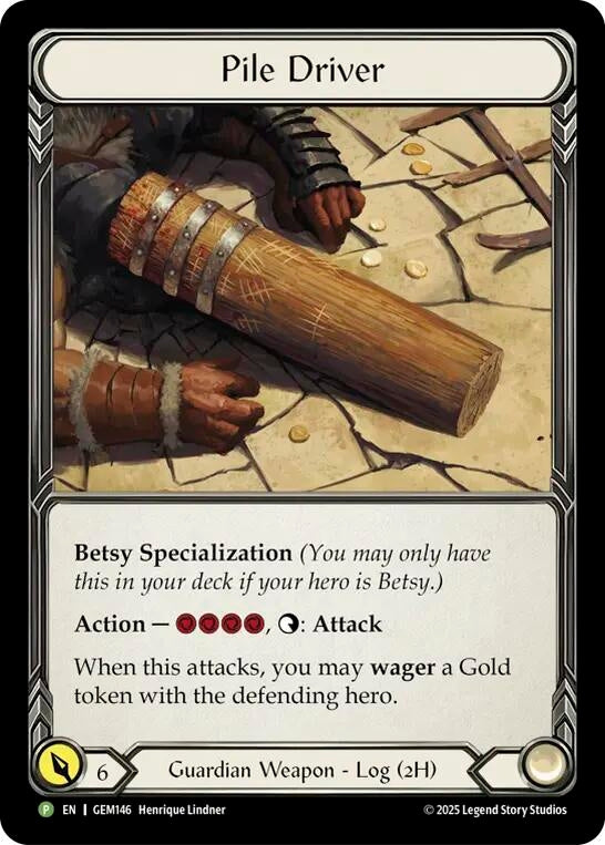 Image for Pile Driver (GEM146) (Cold Foil) (GEM) - Flesh and Blood TCG