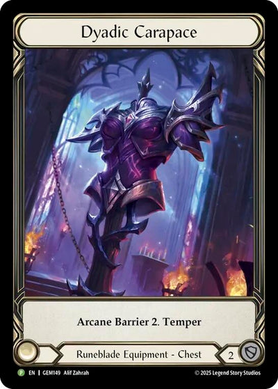 Dyadic Carapace (GEM149) (Rainbow Foil) (GEM)