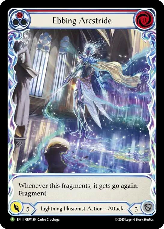 Image for Ebbing Arcstride (Red) (GEM150) (GEM) - Flesh and Blood TCG
