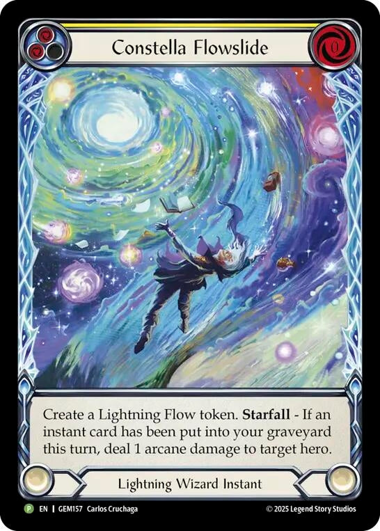 Image for Constella Flowslide (Yellow) (GEM157) (GEM) - Flesh and Blood TCG