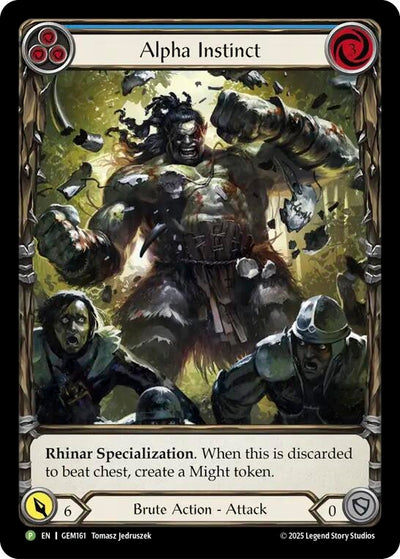 Alpha Instinct (Blue) (GEM161) (Rainbow Foil) (GEM)