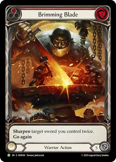 Brimming Blade (Red) (GEM164) (Rainbow Foil) (GEM)