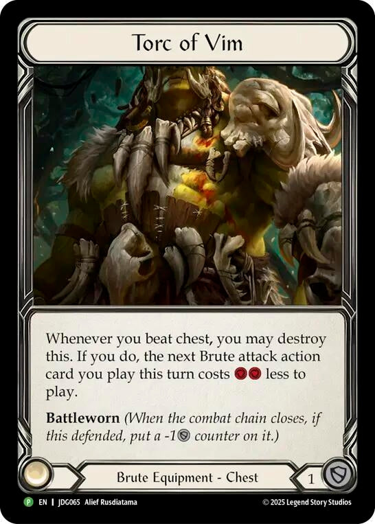 Image for Torc of Vim - JDG065 (JDG065) (Cold Foil) (PR) - Flesh and Blood TCG