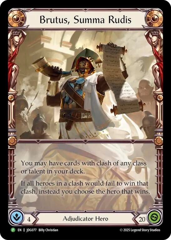 Image for Brutus, Summa Rudis - JDG077 (JDG0077) (PR) - Flesh and Blood TCG