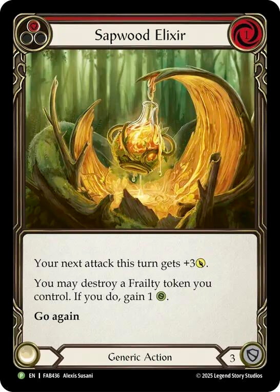 Image for Sapwood Elixir - FAB436 (FAB436) (Cold Foil) (PR) - Flesh and Blood TCG