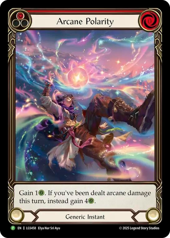 Image for Arcane Polarity (Extended Art) - LGS458 (LGS458) (Rainbow Foil) (PR) - Flesh and Blood TCG