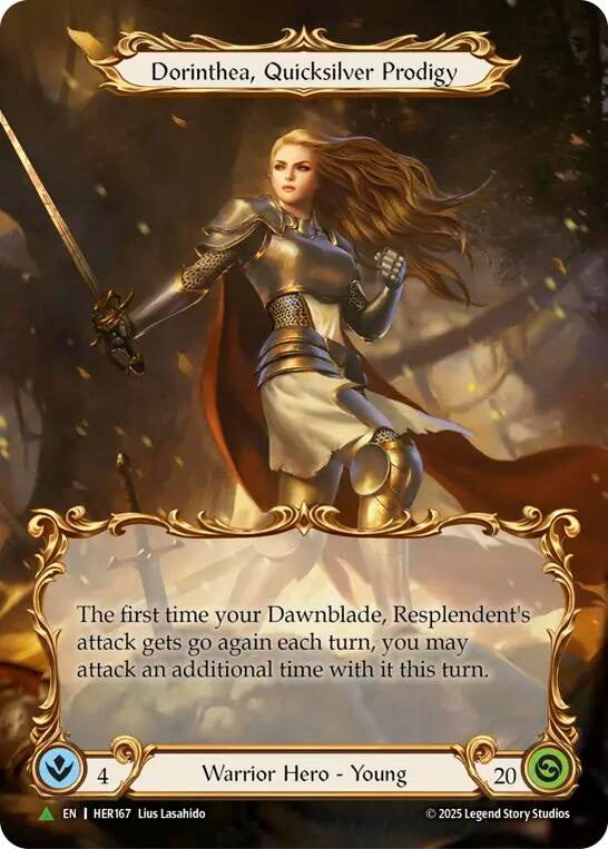 Image for Dorinthea, Quicksilver Prodigy (Marvel) - HER167 (HER167) (Cold Foil) (PR) - Flesh and Blood TCG