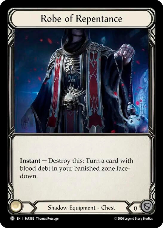 Image for Robe of Repentance (IAR162) (IAR) - Flesh and Blood TCG