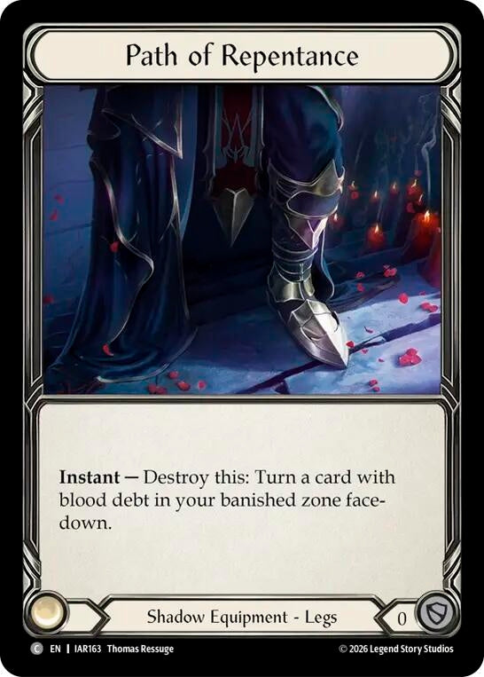 Image for Path of Repentance (IAR163) (IAR) - Flesh and Blood TCG