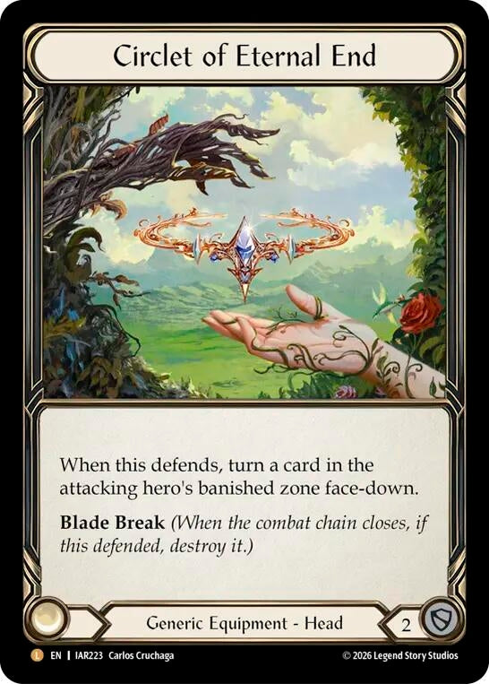 Image for Circlet of Eternal End (IAR223) (Cold Foil) (IAR) - Flesh and Blood TCG