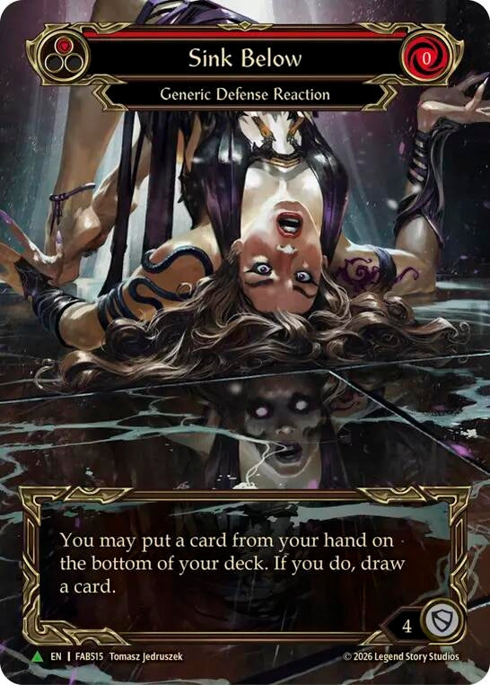 Image for Sink Below (Red) (Marvel) - FAB515 (FAB515) (Cold Foil) (PR) - Flesh and Blood TCG