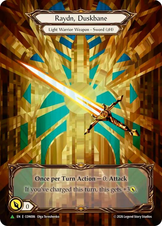 Image for Raydn, Duskbane (Marvel) - CON006 (CON006) (Rainbow Foil) (PR) - Flesh and Blood TCG