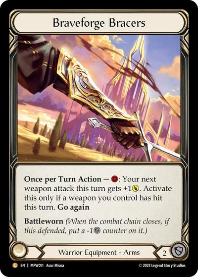 Braveforge Bracers (MPW011) (Rainbow Foil) (MPW)