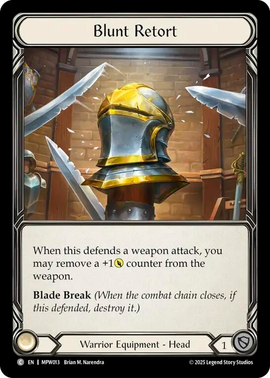 Image for Blunt Retort (MPW013) (Cold Foil) (MPW) - Flesh and Blood TCG