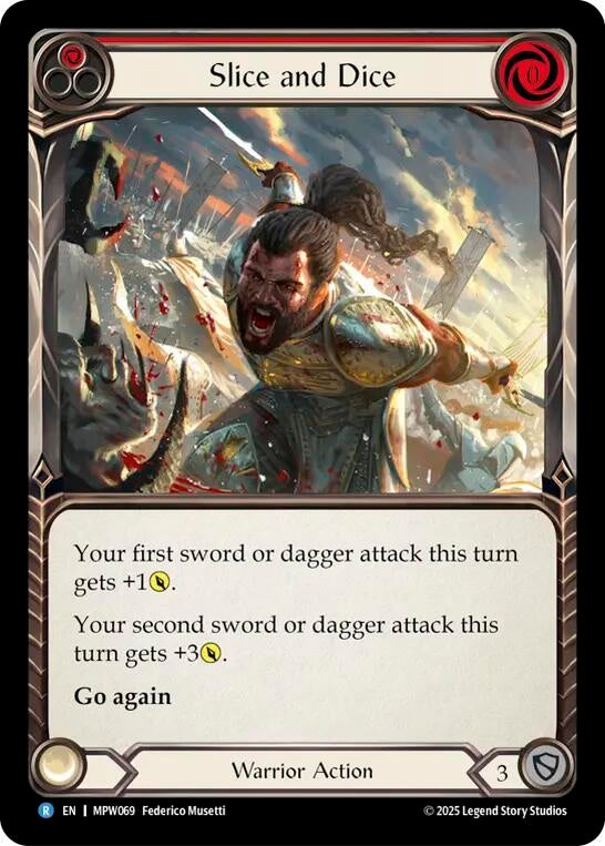 Image for Slice and Dice (Red) (MPW069) (MPW) - Flesh and Blood TCG