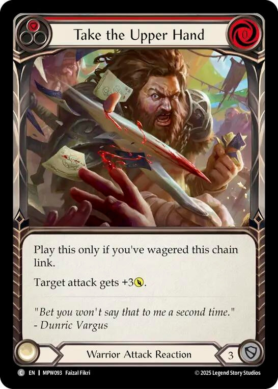 Image for Take the Upper Hand (Red) (MPW093) (MPW) - Flesh and Blood TCG