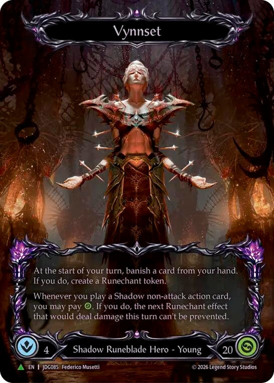 Image for Vynnset (Marvel) - JDG085 (JDG085) (Cold Foil) (PR) - Flesh and Blood TCG