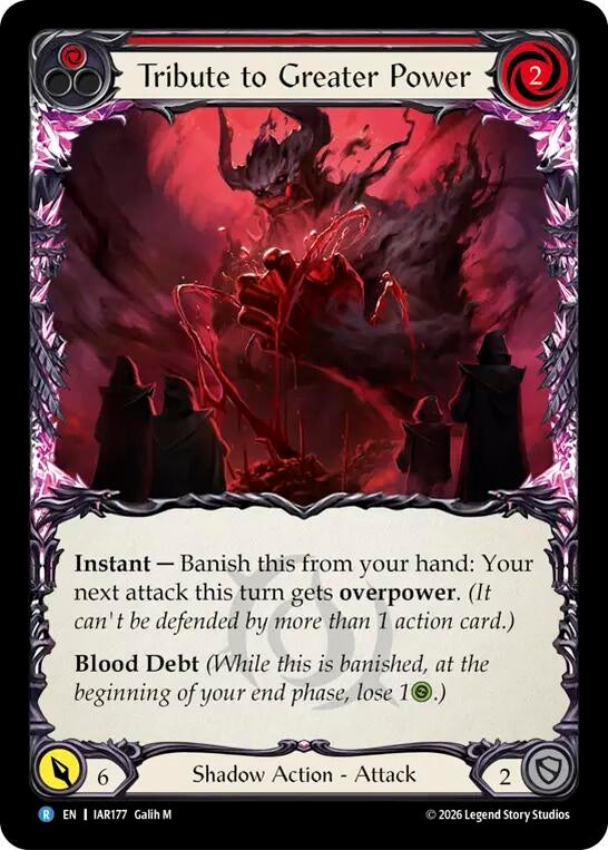 Image for Tribute to Greater Power (IAR177) (Rainbow Foil) (IAR) - Flesh and Blood TCG