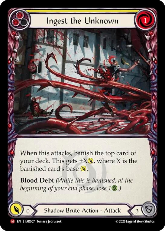 Image for Ingest the Unknown (IAR007) (IAR) - Flesh and Blood TCG