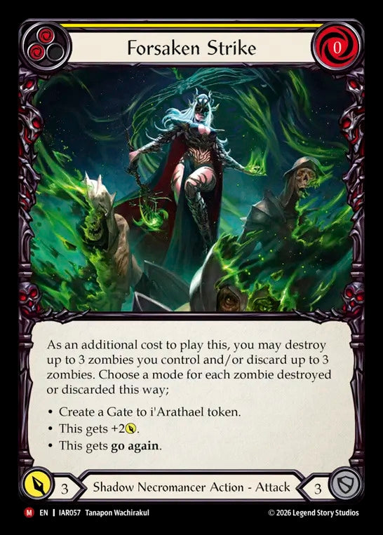 Image for Forsaken Strike (IAR057) (IAR) - Flesh and Blood TCG