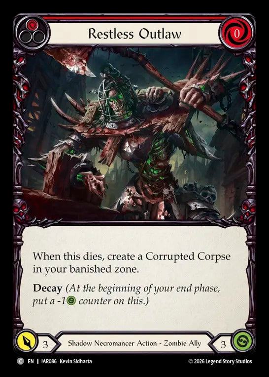 Image for Restless Outlaw (IAR086) (IAR) - Flesh and Blood TCG