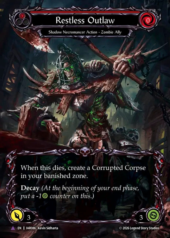 Image for Restless Outlaw (Marvel) (IAR086) (Cold Foil) (IAR) - Flesh and Blood TCG