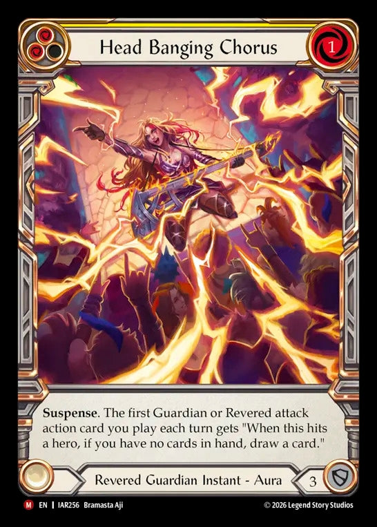 Image for Head Banging Chorus (Extended Art) (IAR256) (Cold Foil) (IAR) - Flesh and Blood TCG