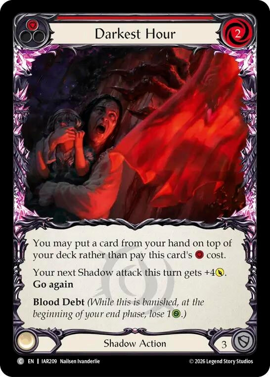Image for Darkest Hour (IAR209) (Rainbow Foil) (IAR) - Flesh and Blood TCG
