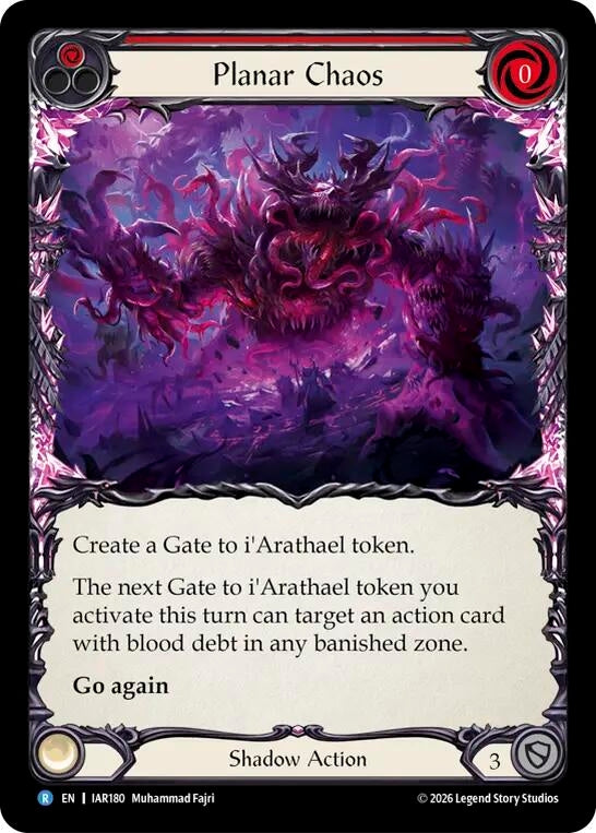 Image for Planar Chaos (IAR180) (Rainbow Foil) (IAR) - Flesh and Blood TCG