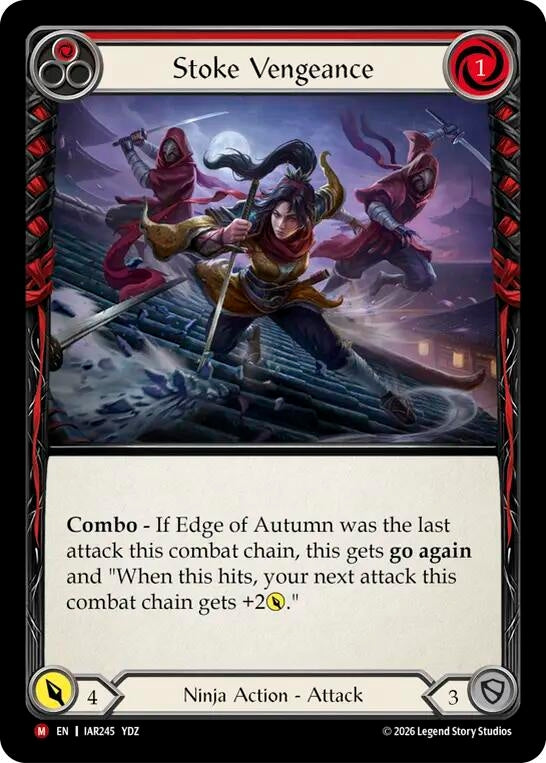 Image for Stoke Vengeance (IAR245) (IAR) - Flesh and Blood TCG