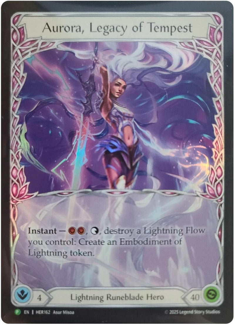 Image for Aurora, Legacy of Tempest - HER162 (HER162) (Rainbow Foil) (PR) - Flesh and Blood TCG