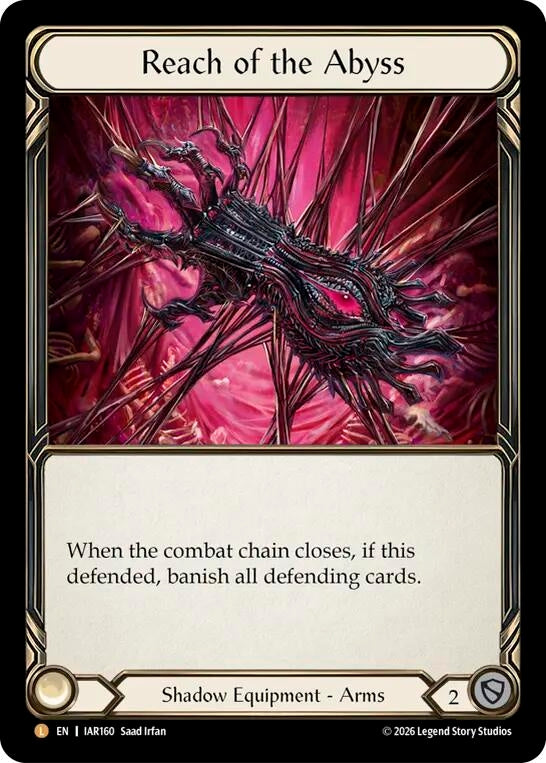 Image for Reach of the Abyss (IAR160) (Cold Foil) (IAR) - Flesh and Blood TCG