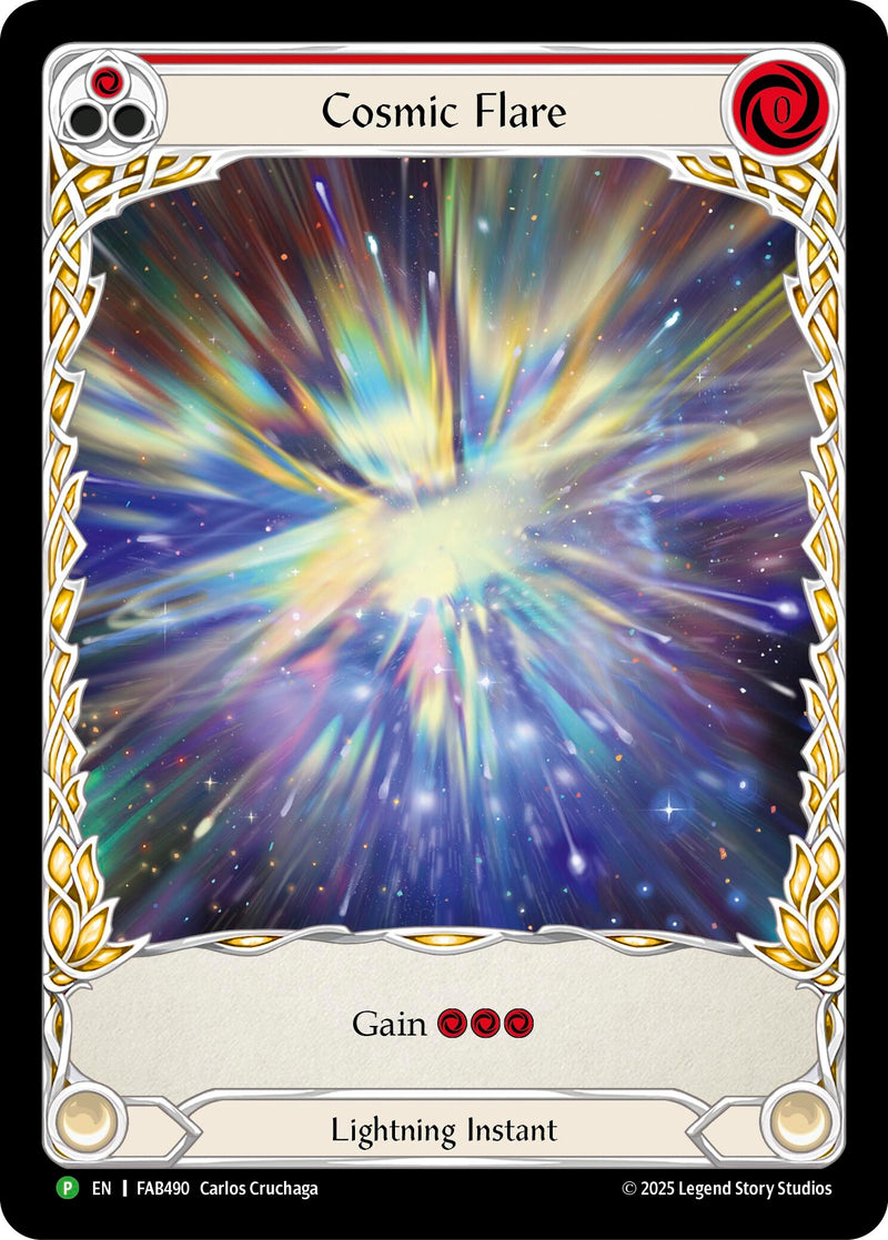Image for Cosmic Flare - FAB490 (FAB490) (Rainbow Foil) (PR) - Flesh and Blood TCG