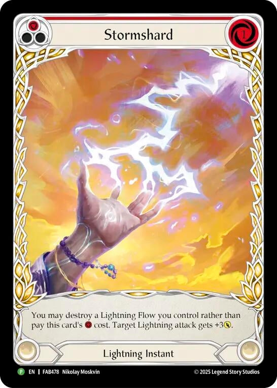 Image for Stormshard (Red) - FAB478 (FAB478) (Cold Foil) (PR) - Flesh and Blood TCG