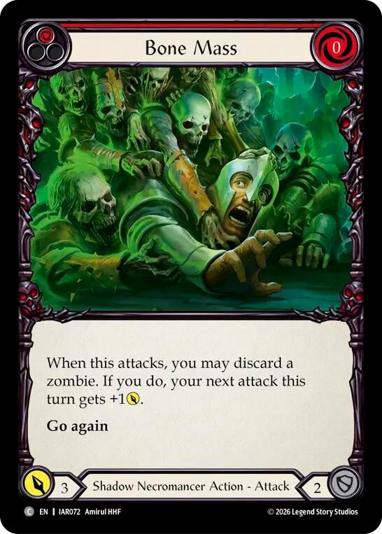 Image for Bone Mass (Red) (IAR072) (IAR) - Flesh and Blood TCG