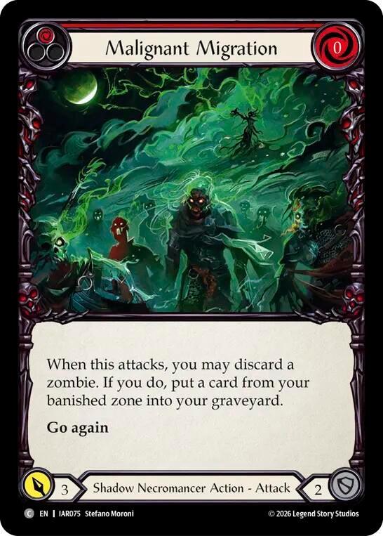 Image for Malignant Migration (Red) (IAR075) (IAR) - Flesh and Blood TCG